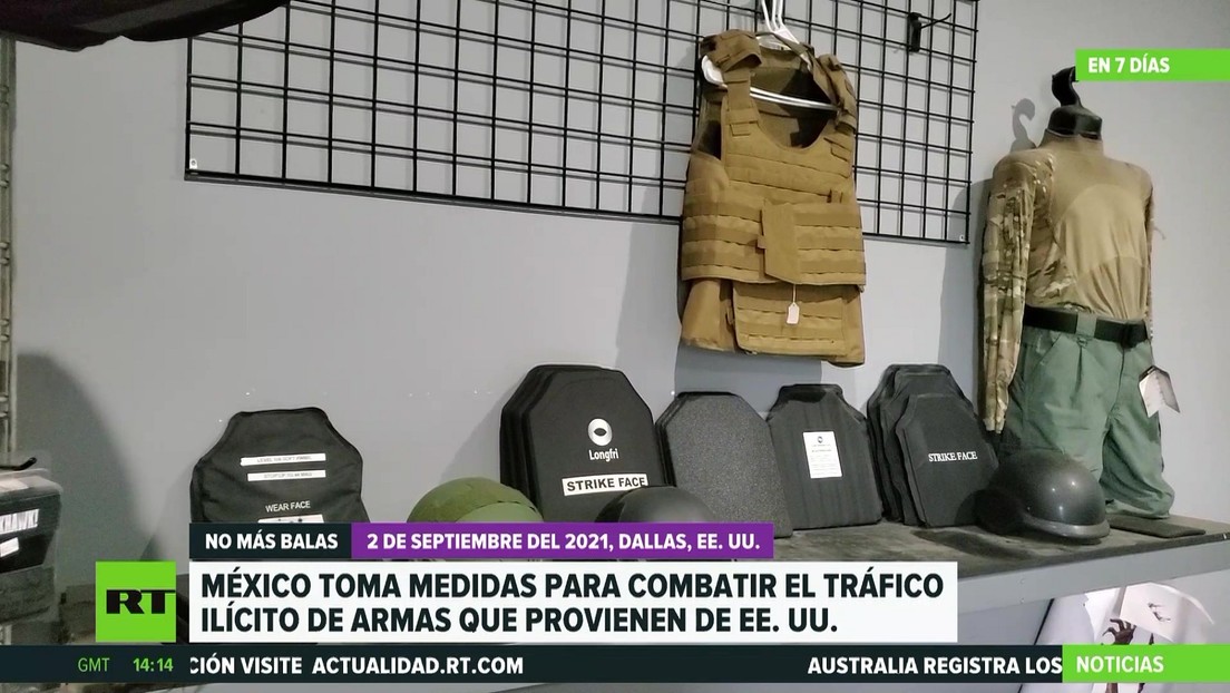 México toma medidas para combatir el tráfico ilícito de armas que provienen de EE.UU.