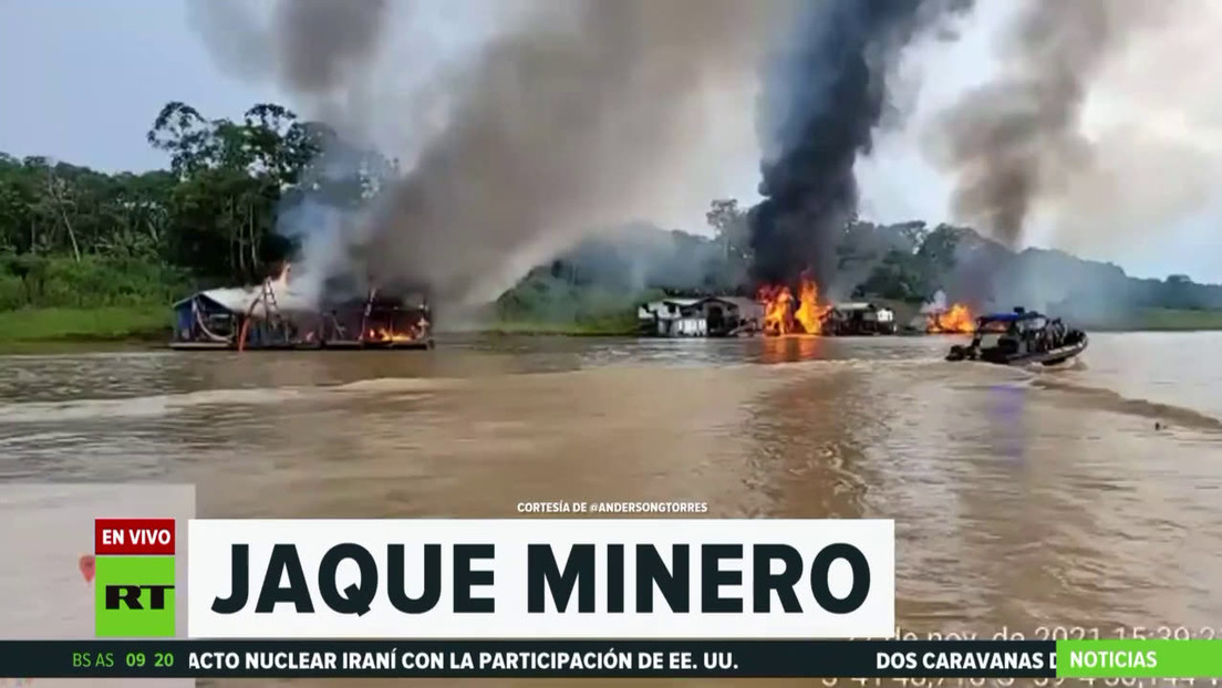 Experto: "La minería ilegal en la Amazonía brasileña se complica por las políticas contra el medioambiente de Bolsonaro"