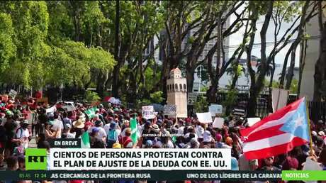 Protestan en Puerto Rico contra el plan de abonar la deuda de la isla con EE.UU.