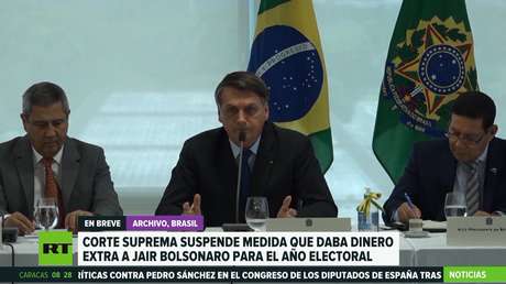 La Corte Suprema de Brasil suspende la medida que daba dinero extra a Jair Bolsonaro para el año electoral