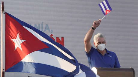 Díaz-Canel destaca los logros de Cuba en la lucha contra la pandemia y denuncia el bloqueo de EE.UU.