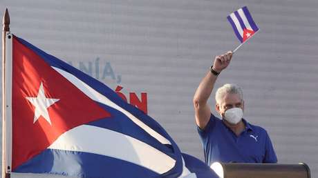 VIDEO: Díaz-Canel participa en un acto "antiimperialista" en el centro de La Habana