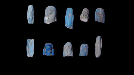 Hallan cientos de objetos en un vertedero de 3.500 años de antigüedad situado debajo de un templo funerario en Egipto
