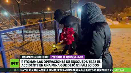 Retoman las operaciones de búsqueda tras el accidente en una mina en Siberia que dejó 51 fallecidos