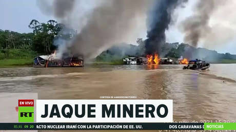 Experto: "La minería ilegal en la Amazonía brasileña se complica por las políticas contra el medioambiente de Bolsonaro"