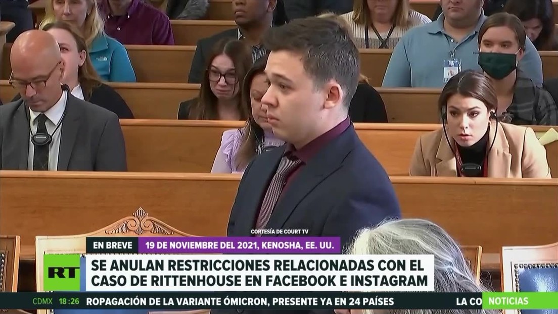 Se anulan las restricciones en Facebook e Instagram relacionadas con el caso de Kyle Rittenhouse