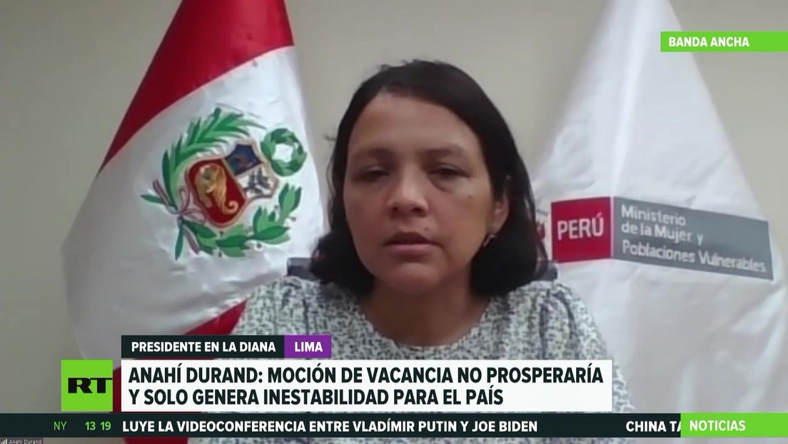 Anahí Durand: La moción de vacancia contra Pedro Castillo no prosperaría y solo genera inestabilidad para Perú