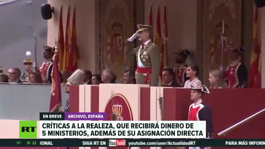 Críticas en España tras revelarse que la Casa Real recibirá dinero de cinco ministerios