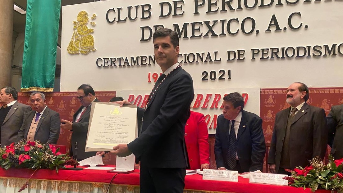 RT en Español recibe dos premios del Club de Periodistas de México