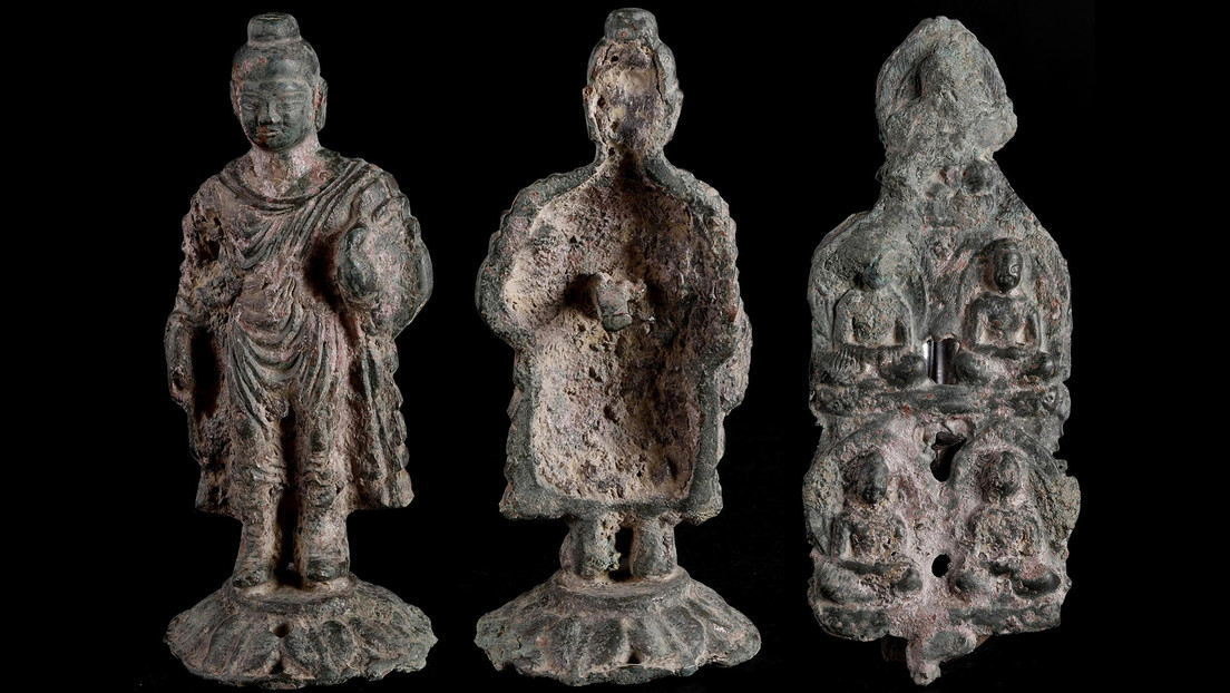 Descubren las estatuas de Buda más antiguas desenterradas hasta ahora en China, en un cementerio de la dinastía Han Oriental