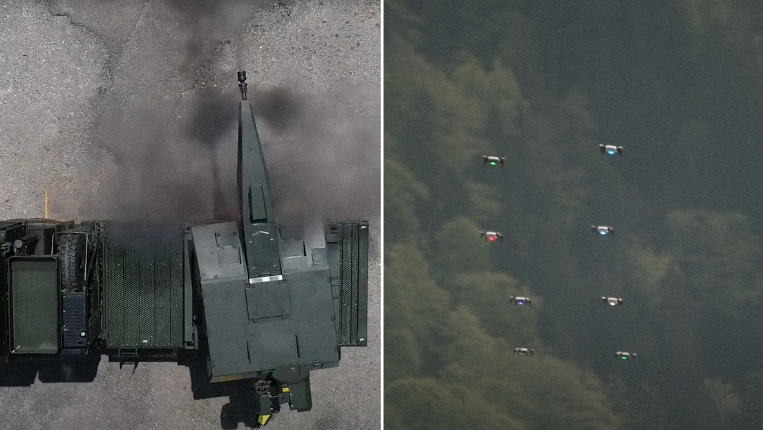 VIDEO: Un nuevo sistema antiaéreo alemán destruye un enjambre de pequeños drones con municiones programadas