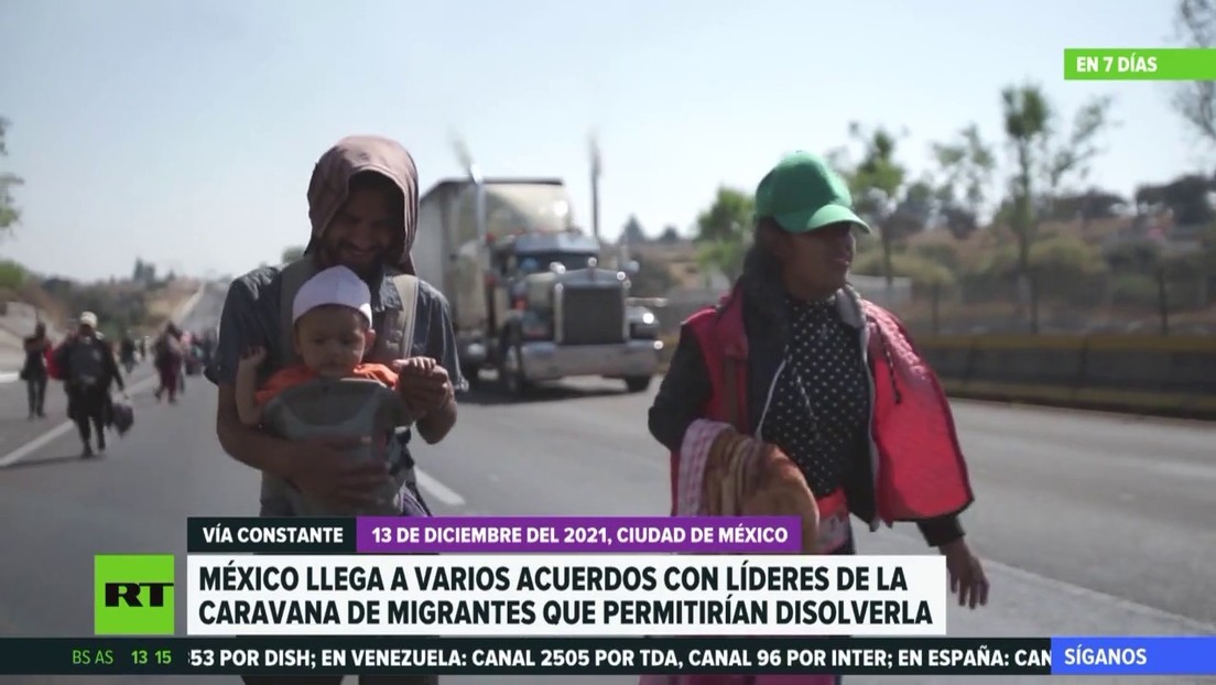 M xico llega a varios acuerdos con l deres de la caravana de