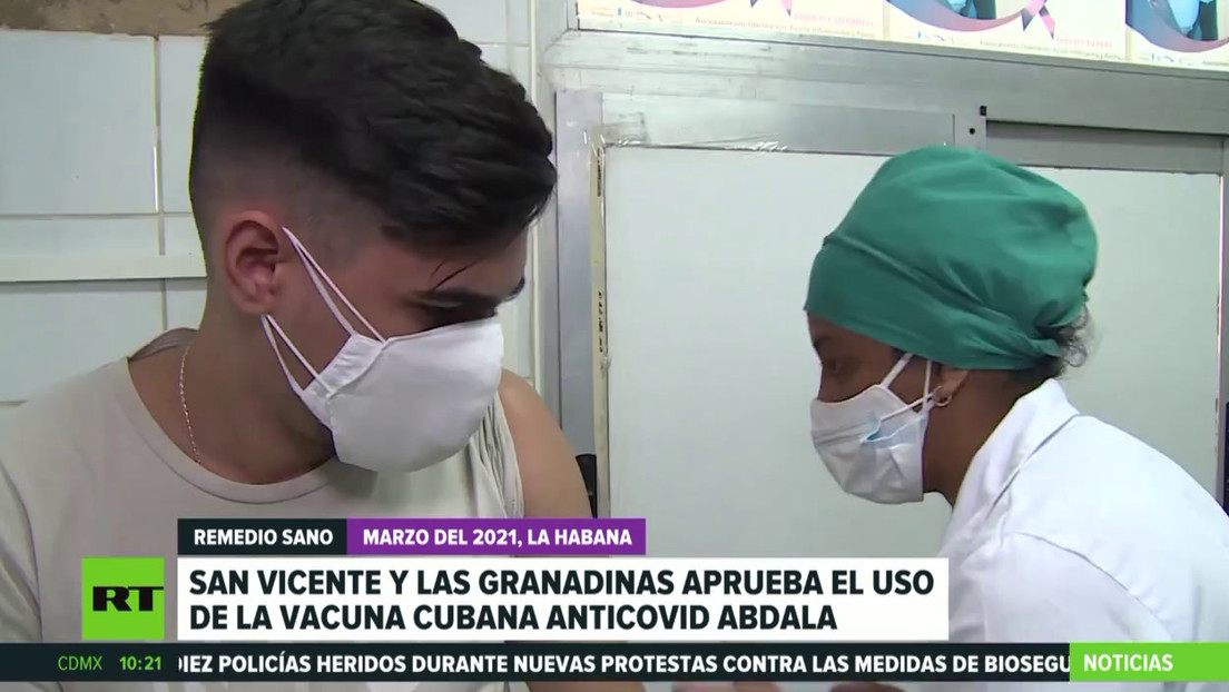 Comienzan la vacunación con un fármaco cubano en San Vicente y las Granadinas