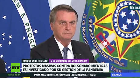 Protestas masivas contra Bolsonaro mientras es investigado por su gestión de la pandemia