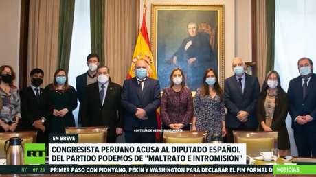 Congresista peruano acusa a un diputado español de Podemos de "maltrato" verbal e "intromisión" en asuntos internos