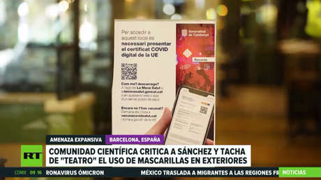 Tachan de "teatro total" la obligatoriedad de la mascarilla en exteriores en España