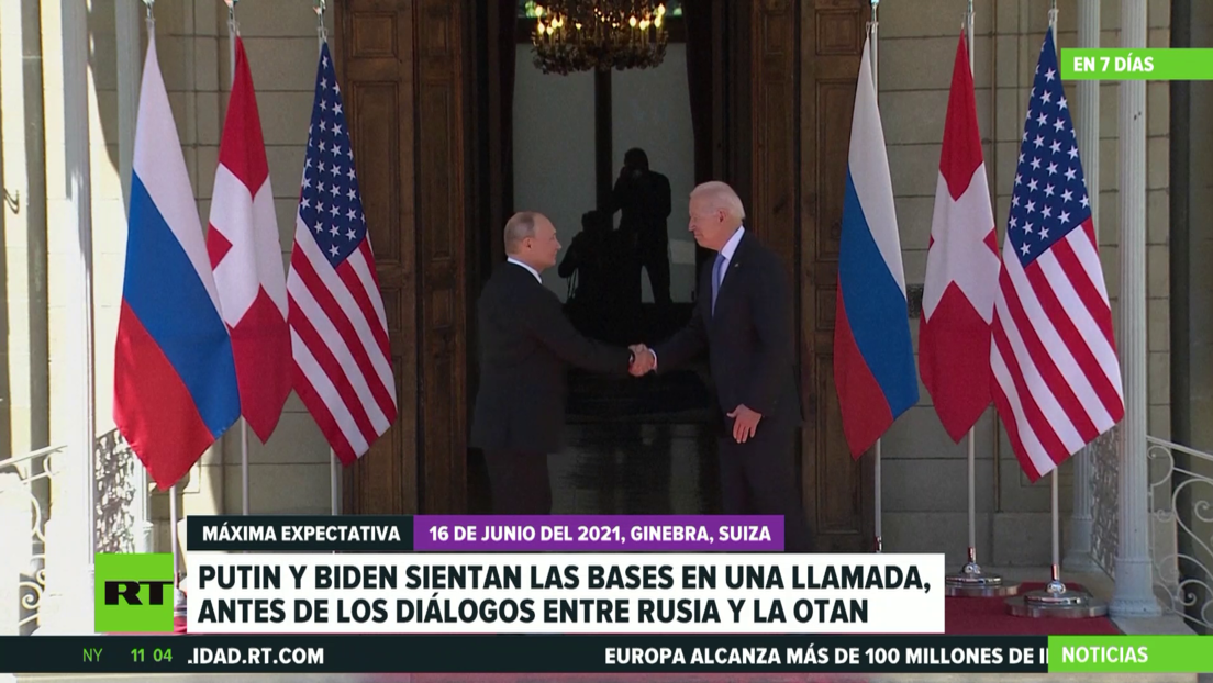 Putin y Biden sientan las bases en una llamada antes de los diálogos entre Rusia y la OTAN