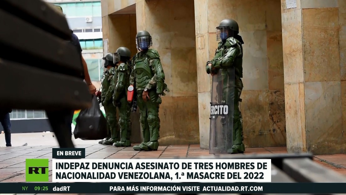 Reportan la primera masacre de 2022 en Colombia