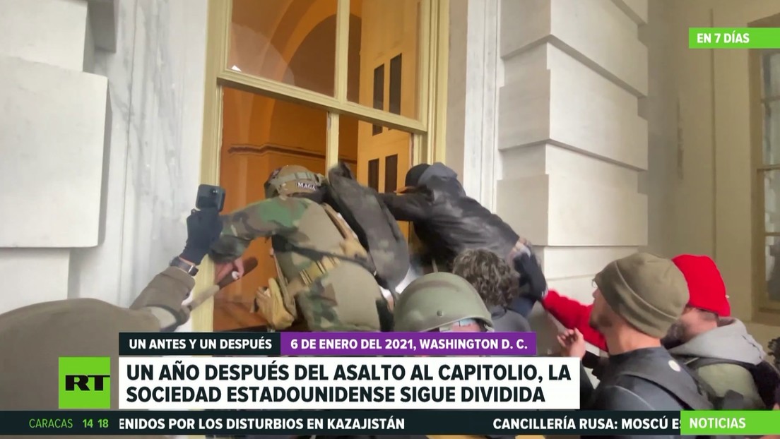 Un año después del asalto al Capitolio, la sociedad estadounidense sigue dividida