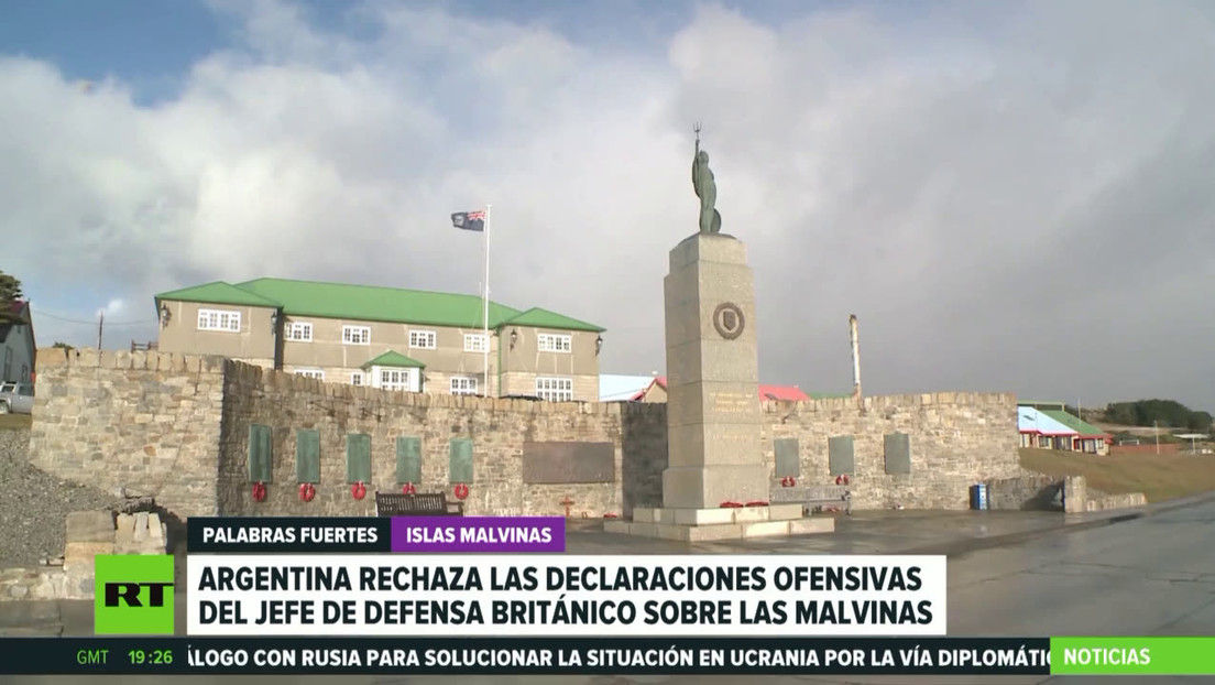 Argentina rechaza las declaraciones ofensivas del jefe de Defensa británico sobre las Malvinas