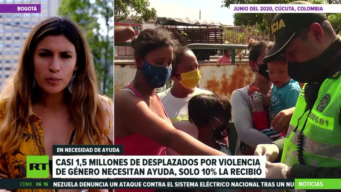Una ONG denuncia un aumento de violencia contra las mujeres migrantes y desplazadas en Colombia
