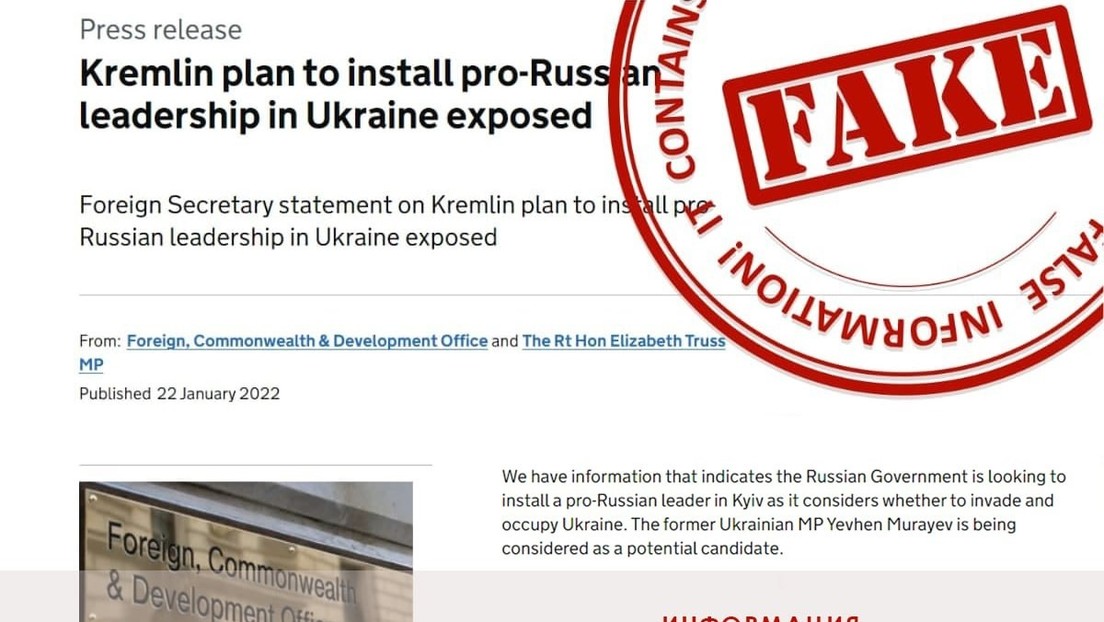 Moscú responde a la "desinformación" de Londres sobre los supuestos planes del Kremlin de instalar a un líder prorruso en el poder de Ucrania