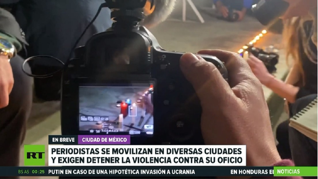 Periodistas se movilizan en varias ciudades de México y exigen detener la violencia contra su gremio