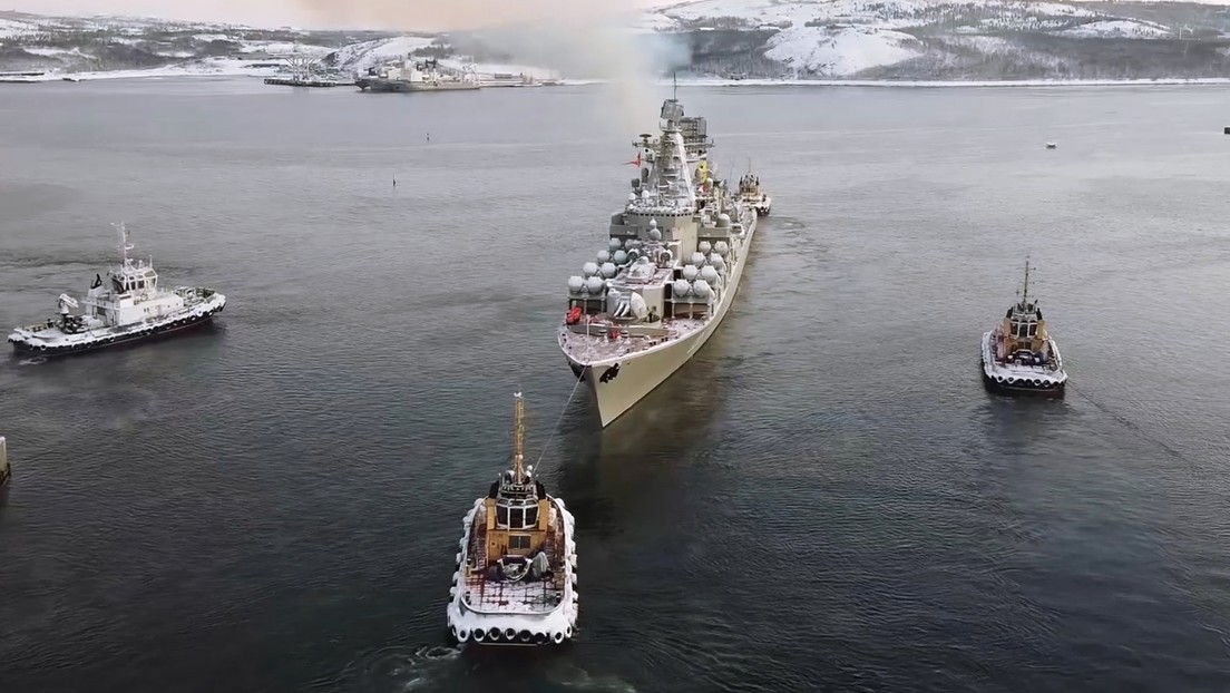 VIDEO: Buques de guerra de la Flota del Norte de Rusia zarpan de sus bases para realizar ejercicios combinados con diversas fuerzas