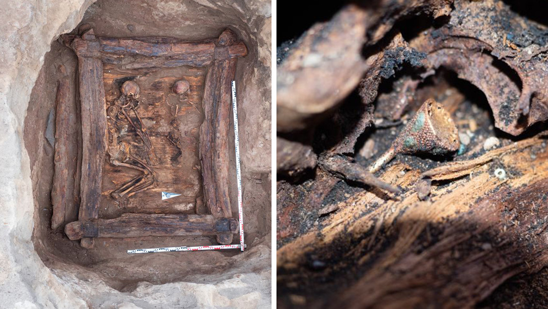Descubren en Siberia una excepcional tumba de una mujer escita enterrada con un ornamento pectoral de oro