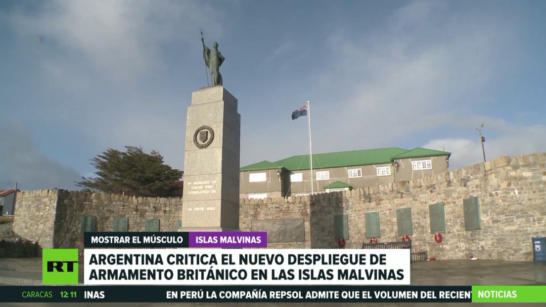 Argentina critica el nuevo despliegue de armamento británico en las islas Malvinas