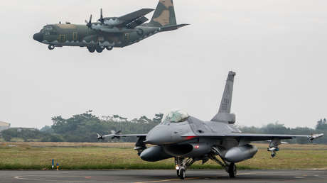 Taiwán realiza un simulacro con cazas F-16 en medio de las tensiones con China