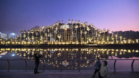 Los jardines colgantes de Shanghái: el impresionante y moderno complejo comercial en cubierto de 1.000 árboles - RT
