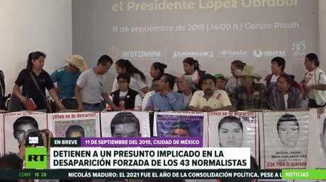 Las autoridades mexicanas detienen a un presunto implicado en la desaparición forzada de los 43 normalistas de Ayotzinapa