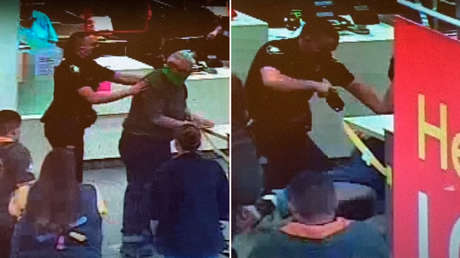 VIDEO: Policías usan una táser contra un hombre de 78 años sentado en una zona de McDonald's cerrada al público