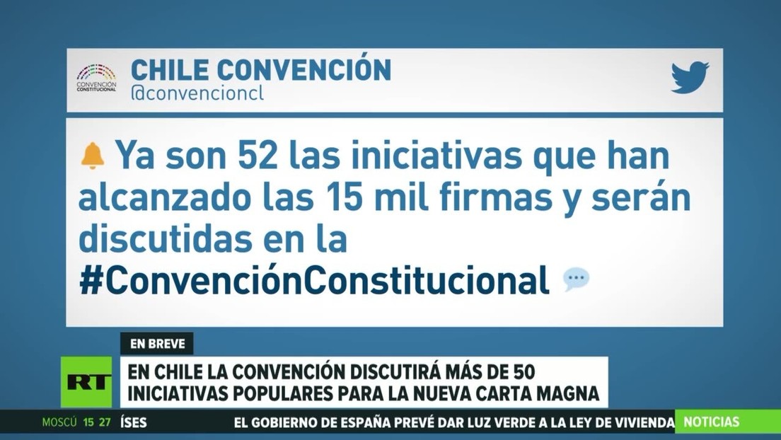 En Chile se someterán a debate más de 50 iniciativas populares para la nueva Constitución
