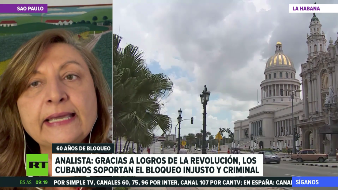 Secretaria ejecutiva del Foro de São Paulo: El bloqueo de EE.UU. sobre Cuba es "totalmente injusto y criminal"