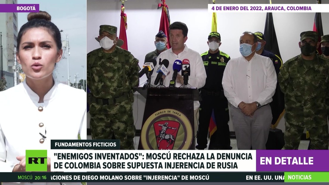 Moscú rechaza la denuncia de Colombia sobre supuesta injerencia de Rusia