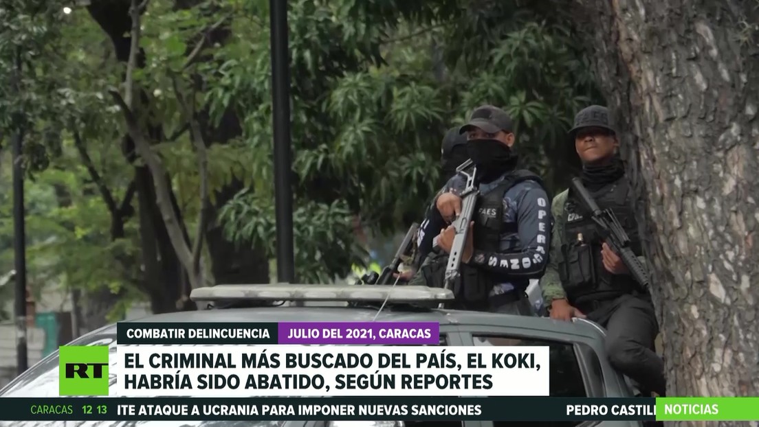 Venezuela: abaten a uno de los criminales más buscados del país, 'El Koki', según reportes