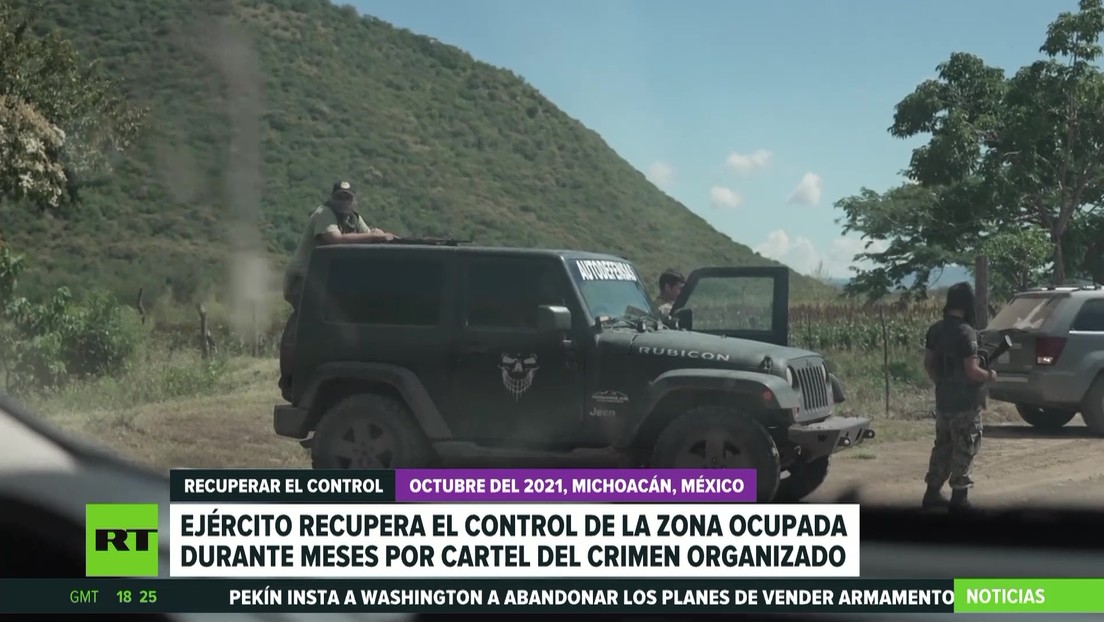 El Ejército de México recupera el control de una zona ocupada durante meses por el Cartel Jalisco Nueva Generación