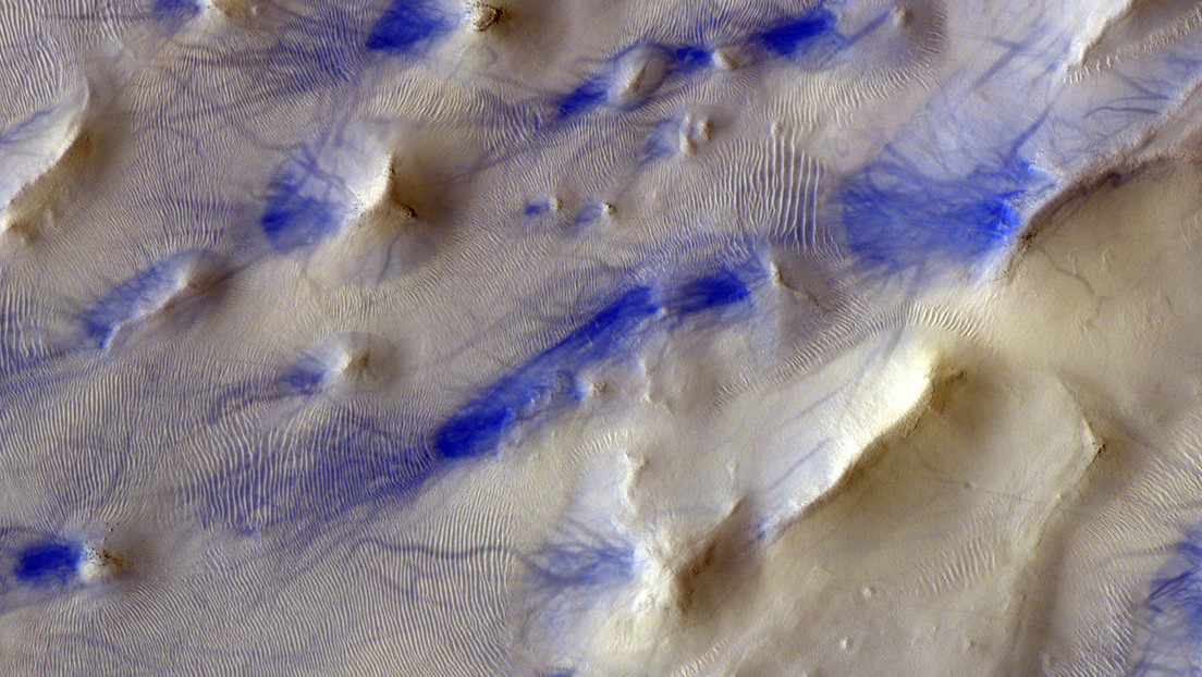 FOTO: Así se ven los 'diablos de polvo' captados por el Exomars en Marte