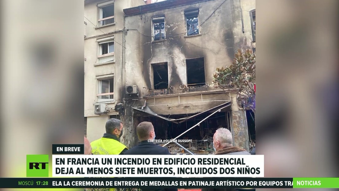 Francia: un incendio en un edificio residencial deja al menos 7 muertos, incluidos 2 menores