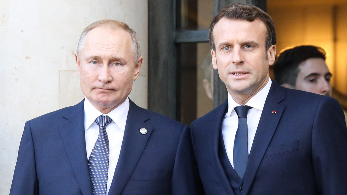 Putin y Macron mantuvieron una conversación telefónica