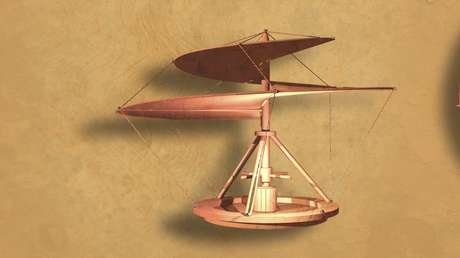 Construyen y hacen volar un dron a partir de un helicóptero diseñado por Leonardo da Vinci hace 530 años