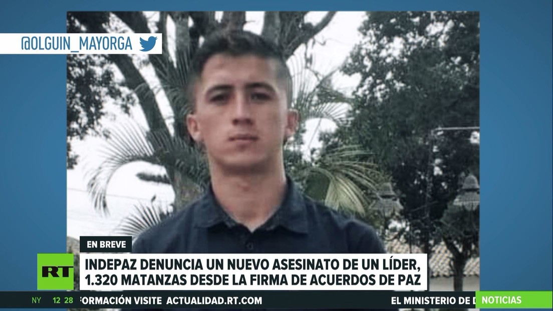 Indepaz denuncia nuevo asesinato de un reconocido líder político en Colombia