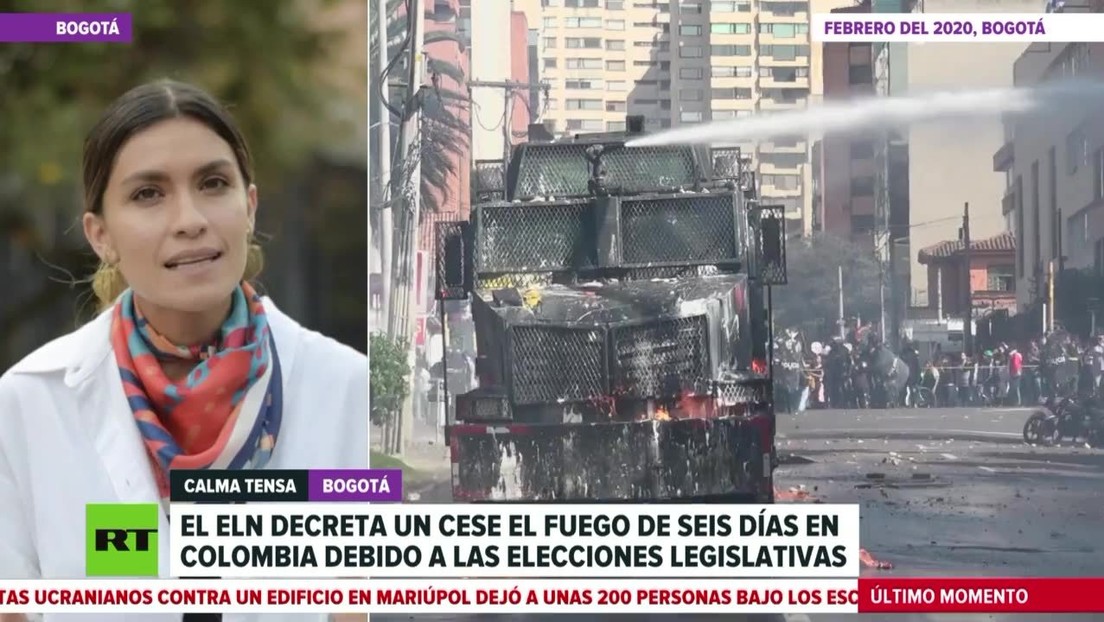 El ELN declara un alto al fuego de 6 días en Colombia ante las elecciones legislativas
