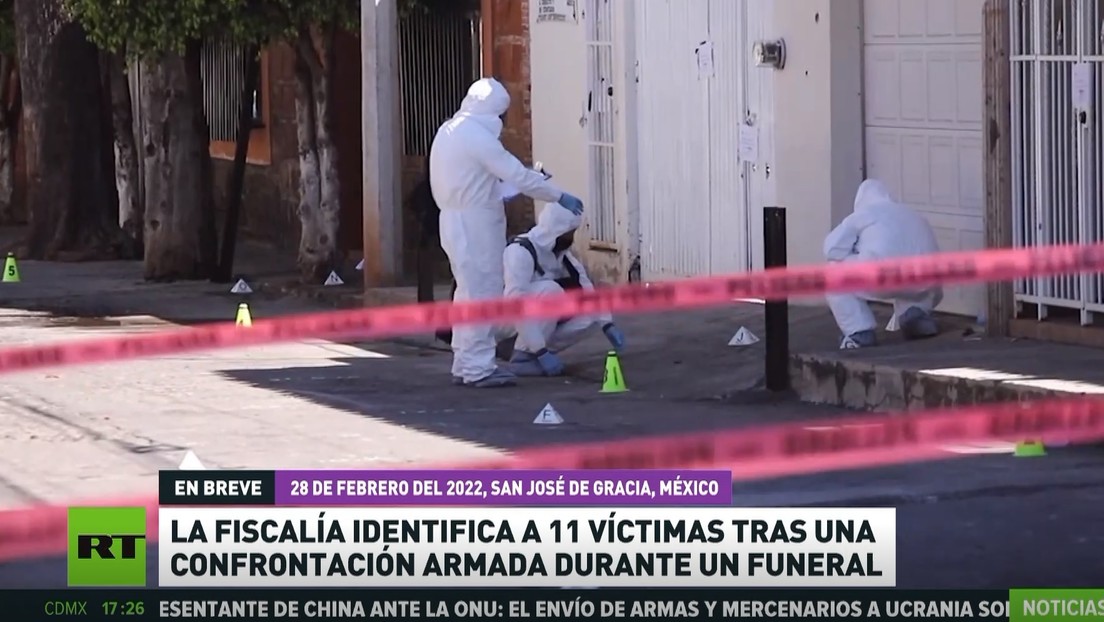 Autoridades mexicanas identifican a 11 víctimas fatales tras una confrontación armada durante un funeral