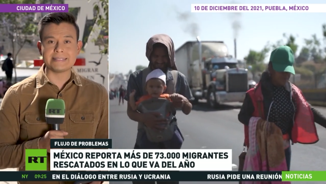 México reporta más de 73.000 migrantes rescatados en lo que va de año