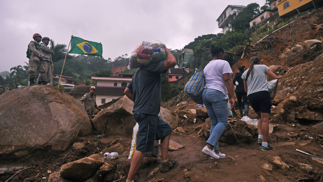 Mueren cinco personas por las inundaciones en la ciudad brasileña de Petrópolis tras la tragedia que dejó 223 fallecidos