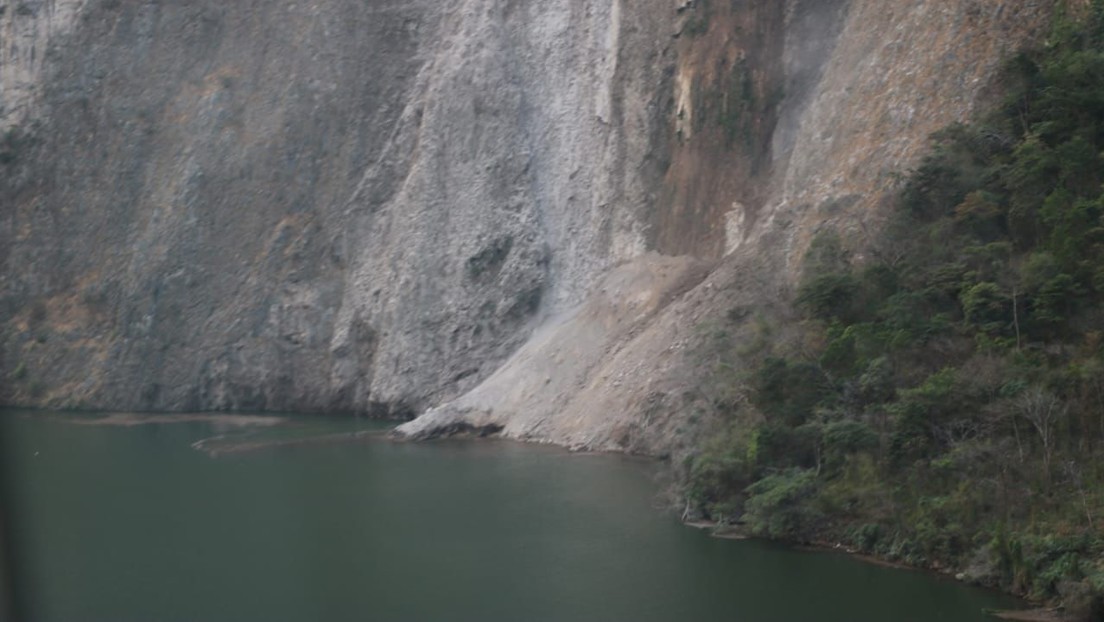 Un alud de rocas se desprende del cañón del Sumidero en México poco después de un sismo (VIDEOS)