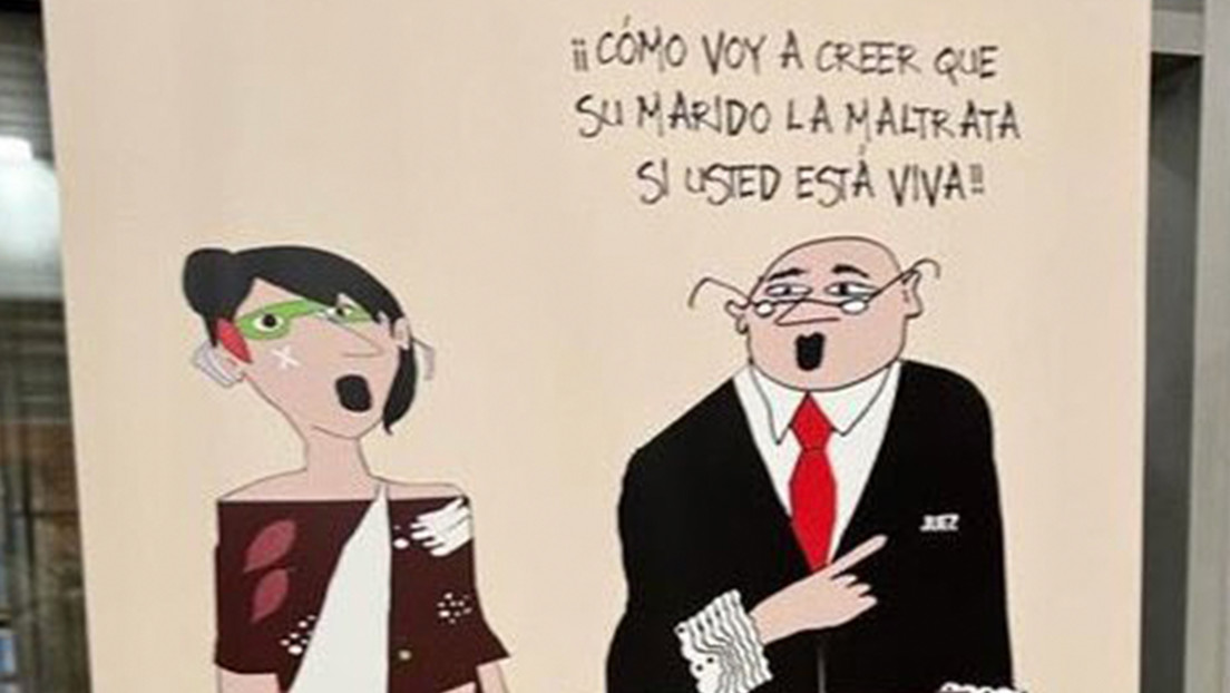 Retiran de una exposición en España una viñeta de la argentina Diana Raznovich sobre el machismo en la Justicia tras el enfado de los jueces